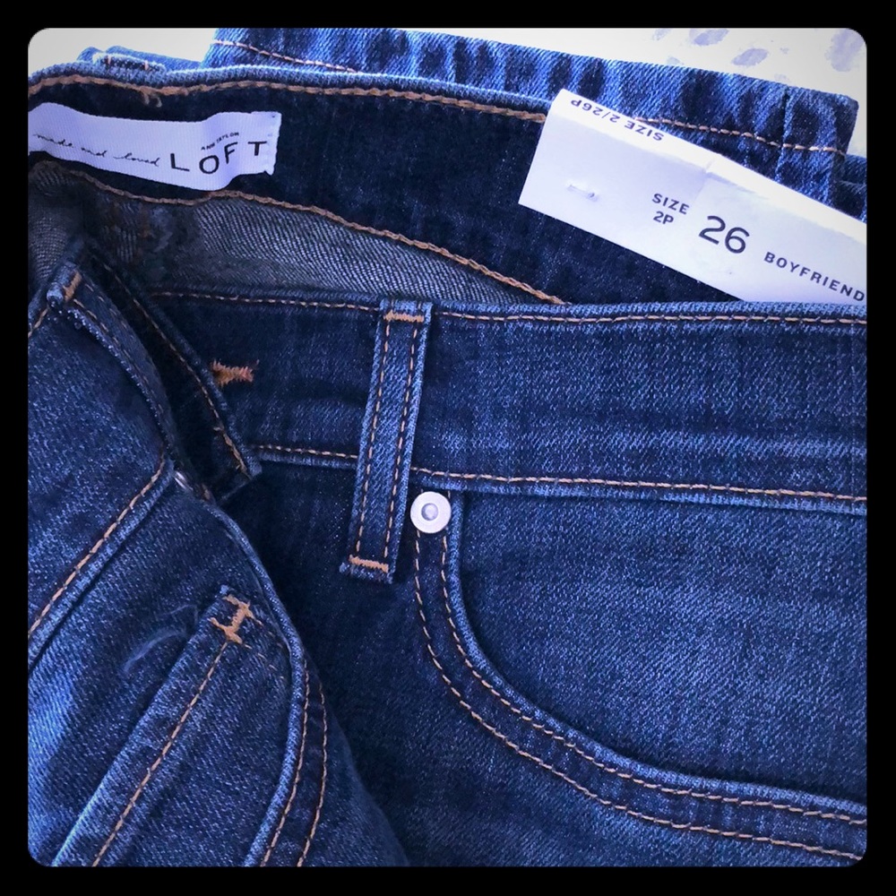 Loft ‘boyfriend’ jeans 2P (more like a 4)